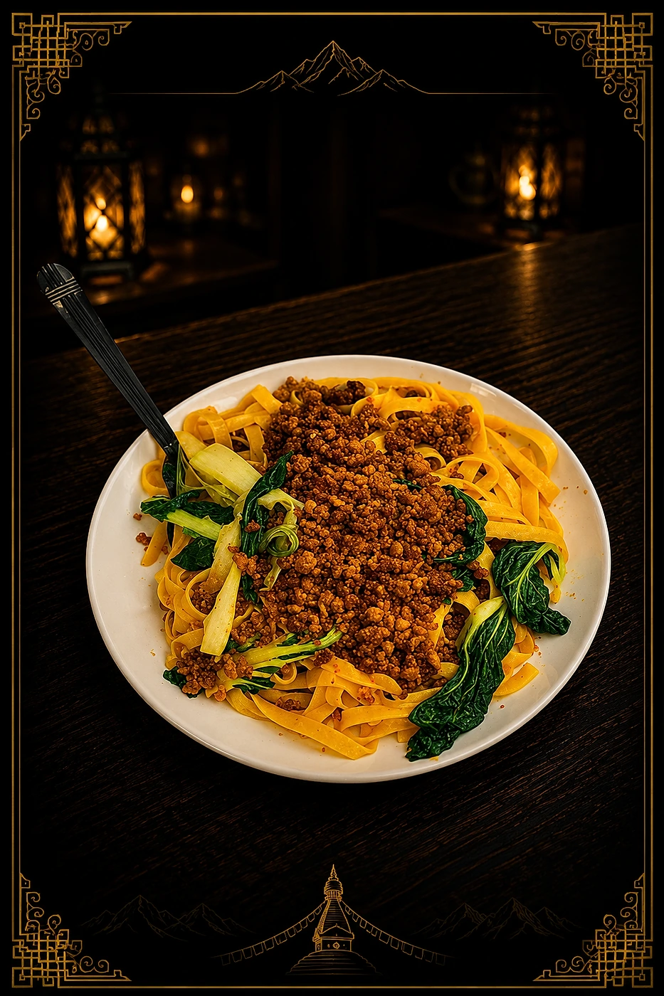 Pork Keema Noodles