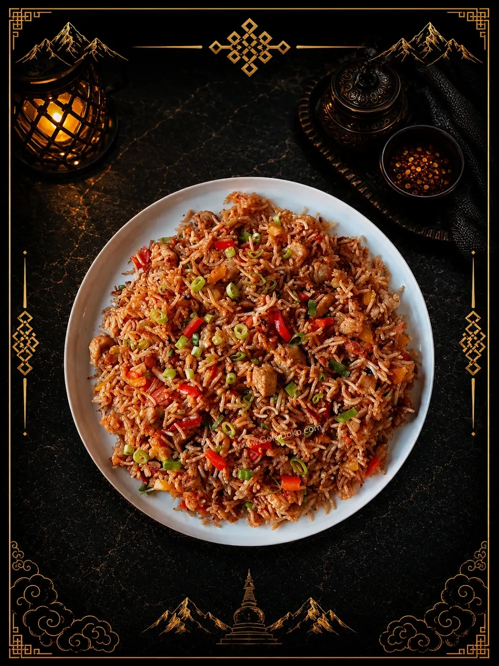 Chicken Fried Rice — Fried Rice at Mom's Momo 2 & Shristi Boba Tea Cafe, Mechanicsburg, PA