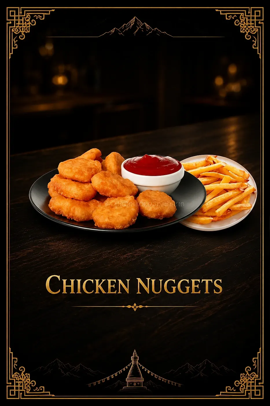 Chicken Nuggets — Kids Menu at Mom's Momo 2 & Shristi Boba Tea Cafe, Mechanicsburg, PA