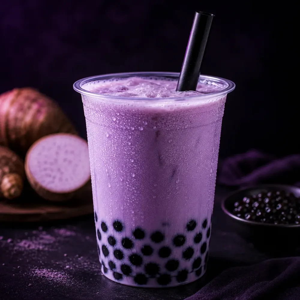 Taro Milk Boba — Shristi Boba Tea Cafe at Mom's Momo 2 & Shristi Boba Tea Cafe, Mechanicsburg, PA
